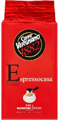 КОФЕ МОЛОТЫЙ VERGNANO 1882 ESPRESSO CASA, 250 ГР.