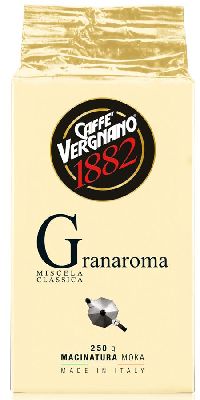 КОФЕ МОЛОТЫЙ VERGNANO 1882 GRAN AROMA, 250 ГР.