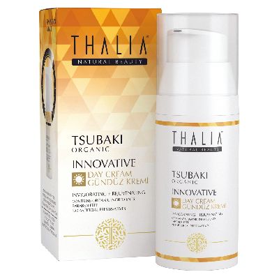 Thalia Anti-Aging Органический инновационный жирный дневной крем для лица Tsubaki 15 SPF