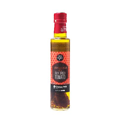 Масло оливковое Extra Virgin с сушеными томатами CRETAN MILL 0,25л