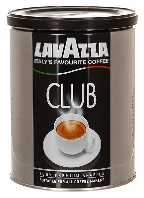 КОФЕ МОЛОТЫЙ LAVAZZA CLUB 250 ГР. (Ж.Б.)