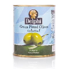 Оливки без косточки в рассоле DELPHI Colossal 121-140 820г