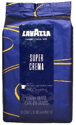 КОФЕ В ЗЕРНАХ LAVAZZA SUPER CREMA, 1000 ГР.