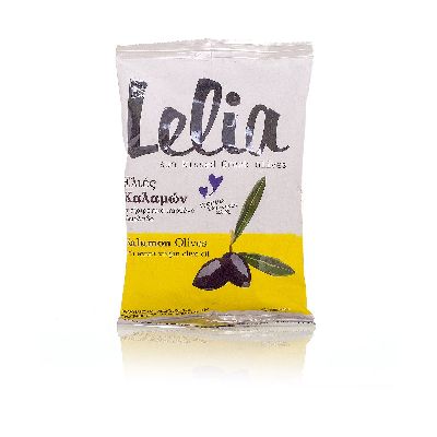 Оливки с косточкой Каламата в оливковом масле LELIA 275г