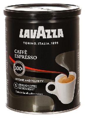 КОФЕ МОЛОТЫЙ LAVАZZA CAFFE ESPRESSO 250 ГР. (Ж.Б.)