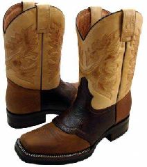 Cowboy Western Biker Shoes