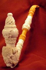 Курительная трубка из "морской пенки" (Meerschaum Pipe (Luletasi)) - Buffalo