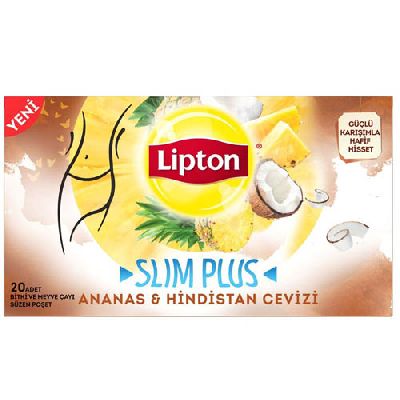 FORM Чай SLIM PLUS микс трав с кокосом и ананасом LIPTON