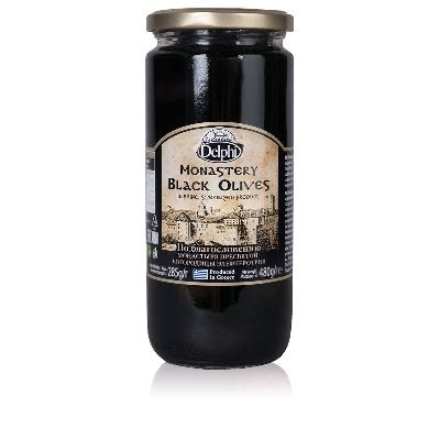 Маслины с косточкой в рассоле Монастырские DELPHI 480г