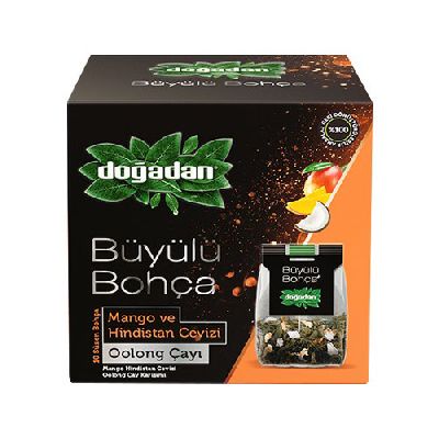 Улун чай (тёмный дракон) с манко и кокосом, крупно листовой микс чай DOGADAN BUYULU BOHCA 12 гр