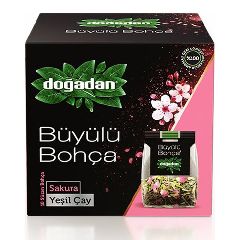 Японская сакура (зелёный чай), крупно листовой микс чай DOGADAN BUYULU BOHCA 12 гр