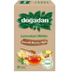 Липовый чай c мёдом и имбирем 20 пакетиков DOGADAN
