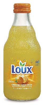 Напиток газированный со вкусом апельсина "ПОРТОКАЛАДА" LOUX 250 г