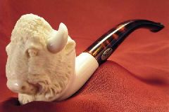 Курительная трубка из "морской пенки" (Meerschaum Pipe (Luletasi)) - Buffalo