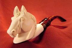 Курительная трубка из "морской пенки" (Meerschaum Pipe (Luletasi)) - Horse