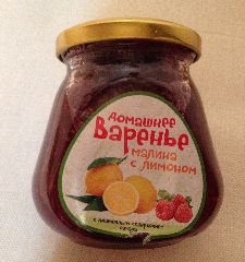 Варенье малина лимон 340 гр