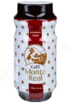 Cafe Monte Real, растворимый, стеклянная  банка, 100 гр.