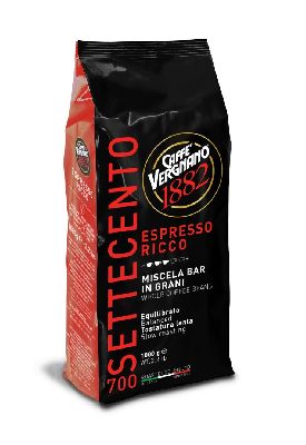 КОФЕ В ЗЕРНАХ VERGNANO 1882 ESPRESSO RICCO 700, 1000 ГР.