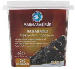 Маслины Baharatli вяленые со специями 2XS Marmarabirlik 400 г