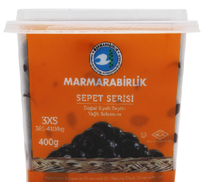 Маслины Sepet Serisi вяленые 3XS, Marmarabirlik, 400 г