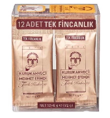 Турецкий кофе молотый Mehmet Efendi, 12x6 г