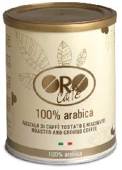 Кофе молотый ORO Caffe' 100% Arabica 250 гр