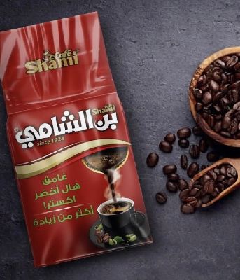 Кофе Шами (AlShami) двойной обжарки с кардамоном 25% 500 гр (красный)