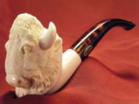 Курительная трубка из "морской пенки" (Meerschaum Pipe (Luletasi)) - Buffalo