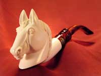 Курительная трубка из "морской пенки" (Meerschaum Pipe (Luletasi)) - Horse